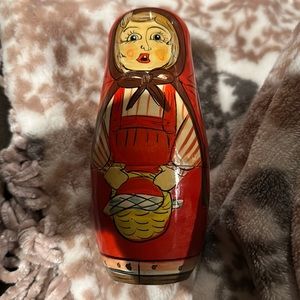 Little Red Riding Hood nesting dolls